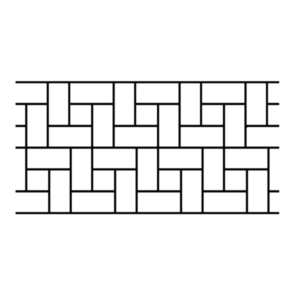 Flanders Weave Concrete Stencil