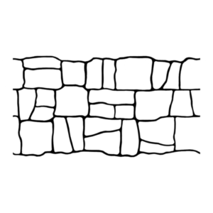 Large Keystone Concrete Stencil