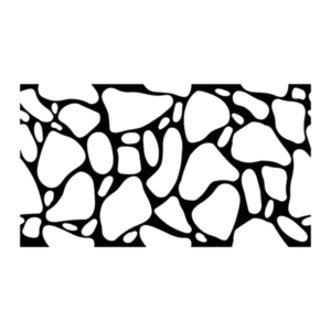 Riverstone Concrete Stencil