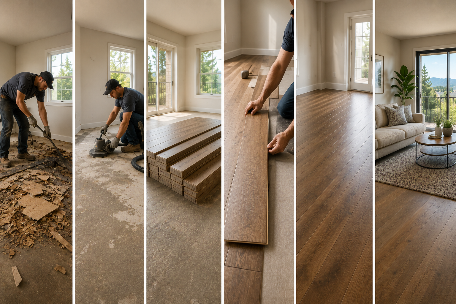 Flooring Installation Timeline in the Bay Area: From Demo to Move-in