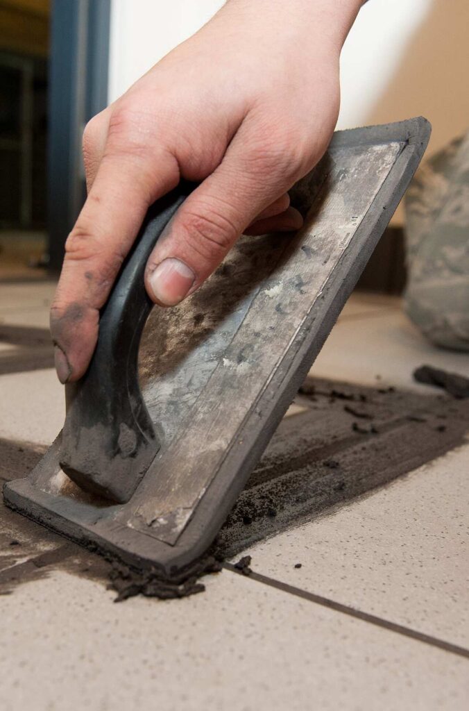how to grout tile