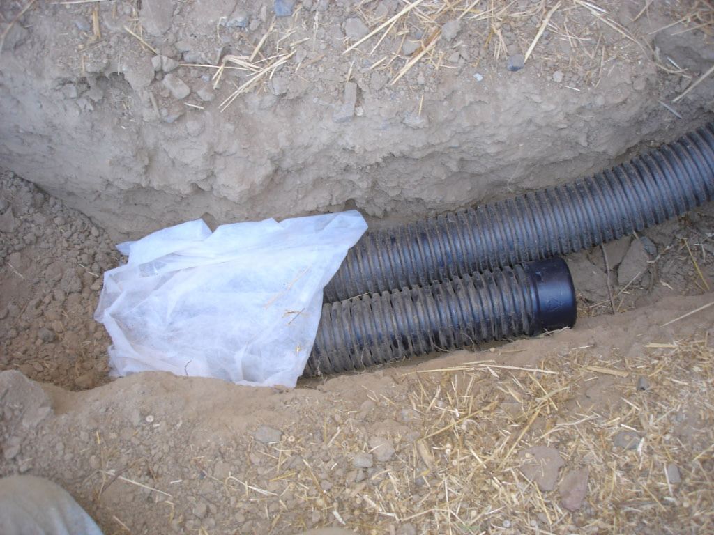 how to install a french drain