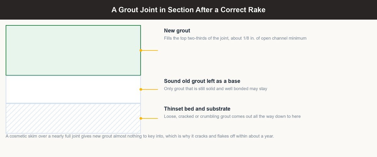 how to regrout a shower