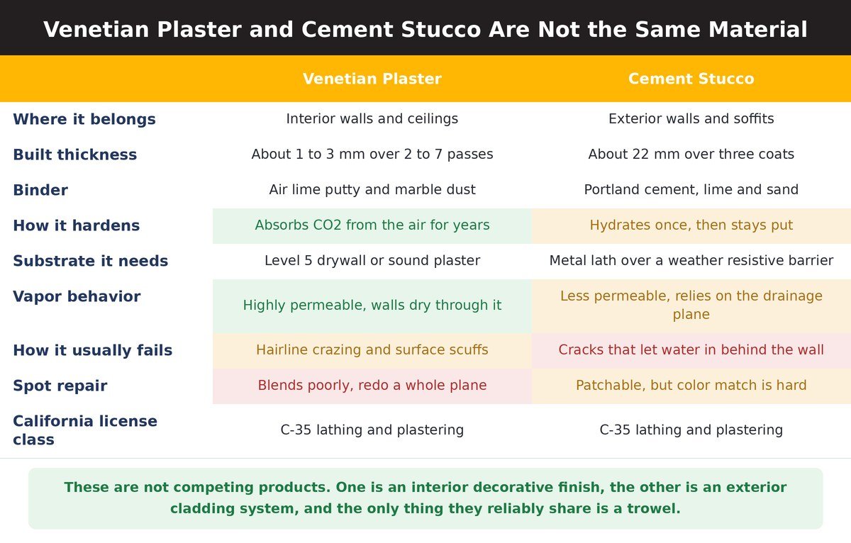 venetian plaster